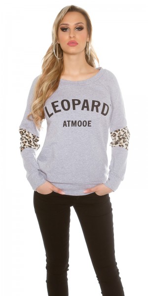 Trendy KouCla Pullover "Leopard"