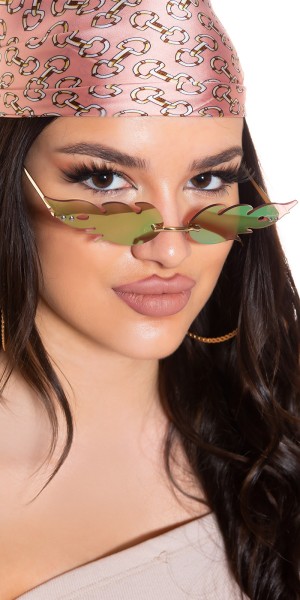 Sexy Cat-Eye FLAME Sonnenbrille